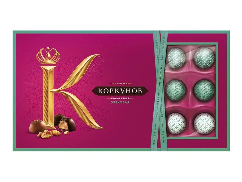 Конфеты "Коркунов" ореховая коллекция, 192 г