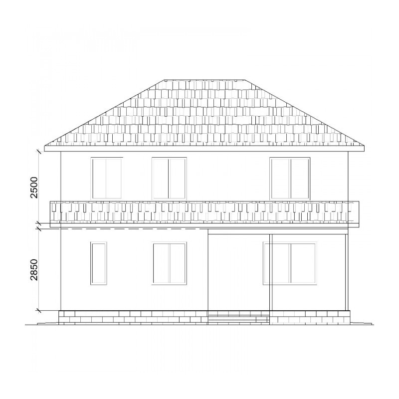 Каркасный двухэтажный дом из СИП панелей общей площадью 216 м2 - фото 4 - id-p93567353