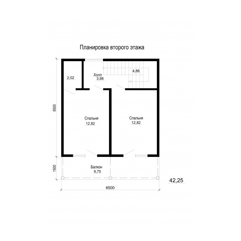 Двухэтажный дом из сэндвич панелей по канадской технологии общей площадью 104 кв. метр - фото 1 - id-p93567355
