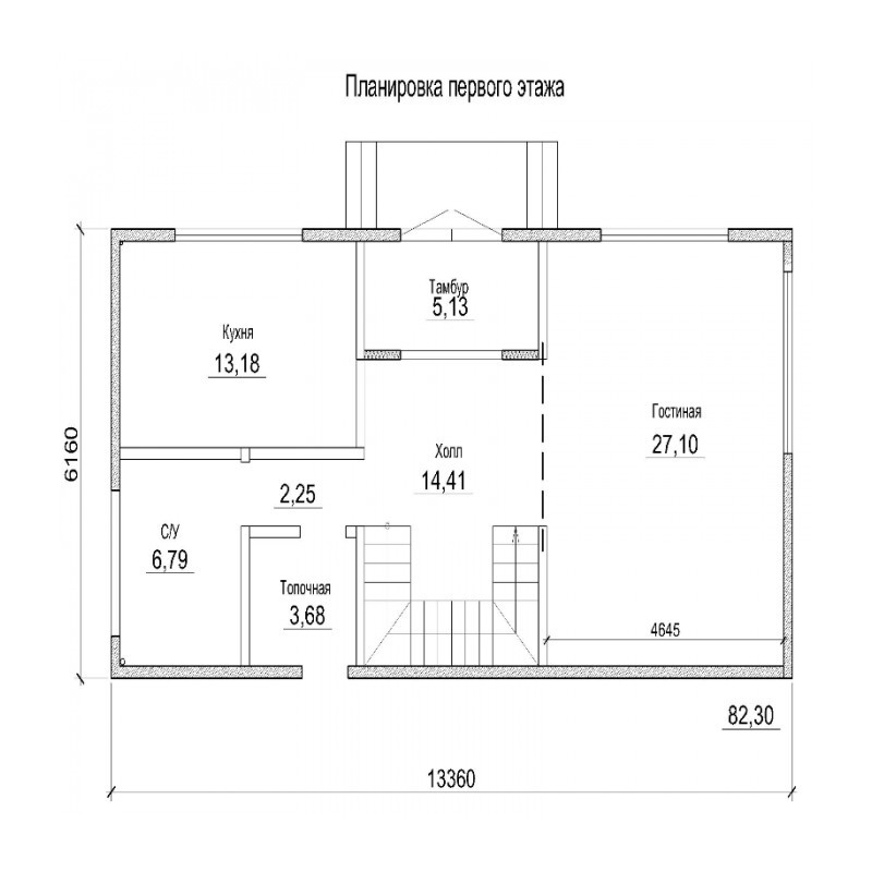Двухэтажный дом из SIP панелей по канадской технологии, общей площадью 165 м2, высотой потолка 2,85 метра - фото 2 - id-p93567357