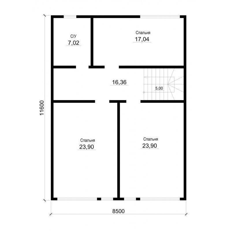 Дом премиум класса 197,2 м2, потолок 2,85 метра-П18 - фото 3 - id-p93567362