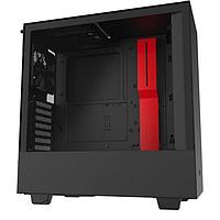 Корпус NZXT H510, черный-красный