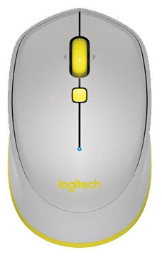 Мышь Logitech M535, белый/желтый