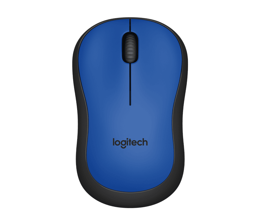 Мышь Logitech M220 Silent, синий/черный