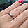 Золотое кольцо с бриллиантами 0.13Сt VS2/J, EX - Cut, фото 6