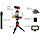 Набор для блогеров BOYA BY-VG350 с петличными микрофоном BY-MM1+ и LED светом, фото 3