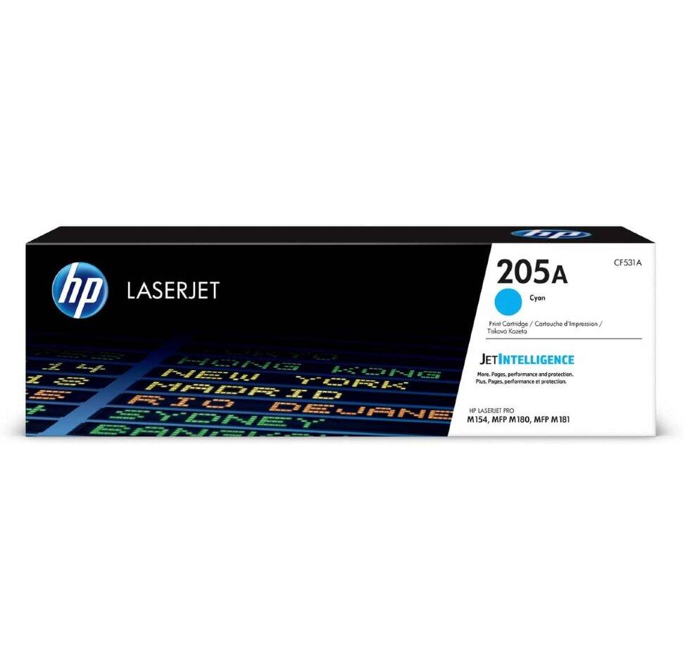 Тонер-картридж HP CF531A (205A) Cyan для LaserJet PRO M154 MFP M180n/M181fw