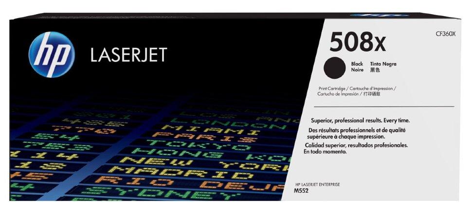 Картридж HP CF360X (508X) Black для Color LaserJet Enterprise M552/M553/M577