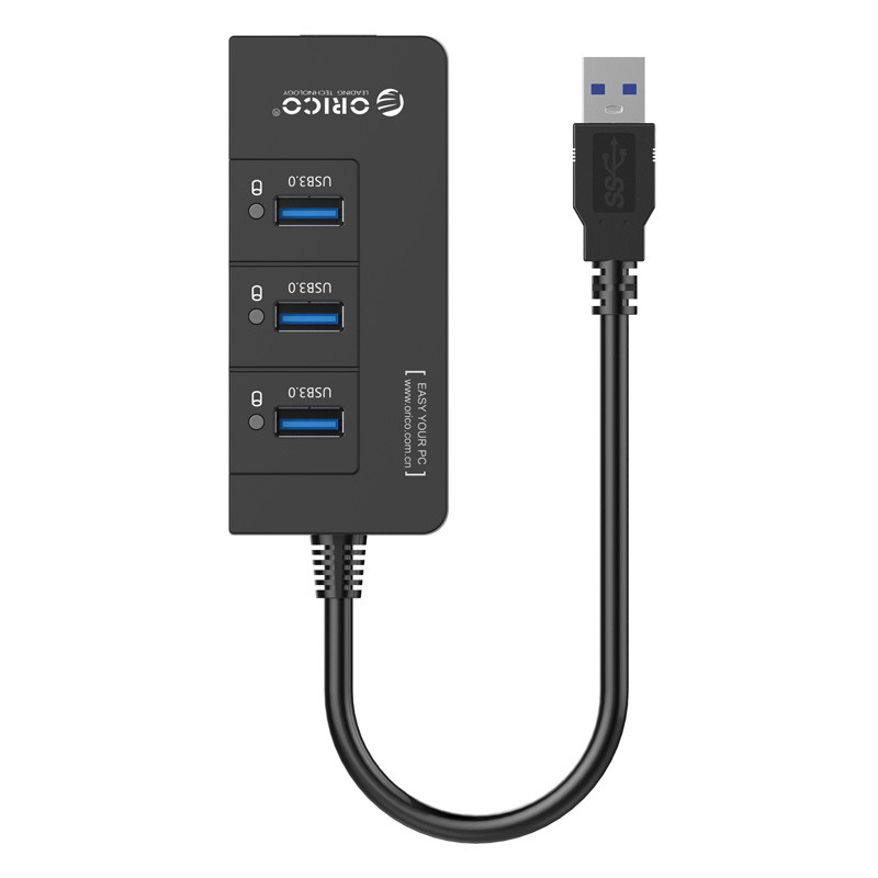 USB-разветвитель ORICO HR01-U3 Черный - фото 1 - id-p93576029
