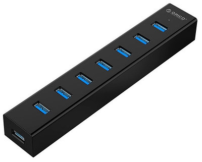USB-разветвитель Orico H7013-U3-AD Черный