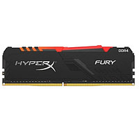 Оперативная память Kingston HyperX Fury RGB, DIMM DDR4 16 GB HX426C16FB4A/16, CL16, black