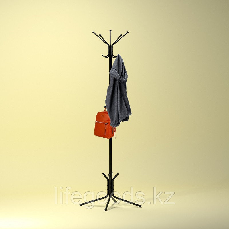 Вешалка напольная для одежды цвет черный, ВНП-361 Луч-5 - фото 1 - id-p93587024