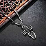 Кулон-крестик  "Крест православный", фото 9