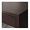 Письменный стол IKEA "Микке" черный-коричневый, фото 5
