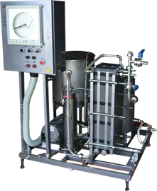 Комплект оборудования для пастеризации (проточный пастеризатор-охладитель молока) ИПКС-013-500, фото 2