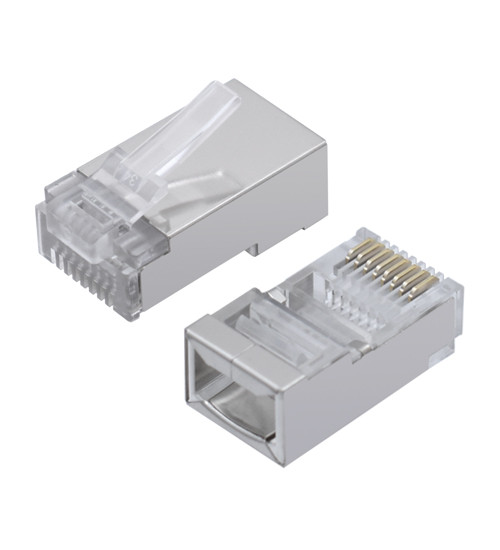 Коннектор RJ-45 Cablexpert PLUG5SP/10 экранированные - фото 1 - id-p93610803