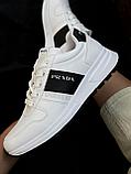 Кроссовки Prada бел чер, фото 2