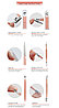 Набор для ухода за ногтями и лицом из 18 предметов Alizee в футляре (Золотистый), фото 4