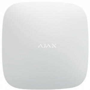 Центр управления системой Ajax с встроенным GSM-коммуникатором Ajax Hub (white)