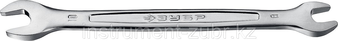 Рожковый гаечный ключ 8 x 10 мм, ЗУБР - фото 2 - id-p30846382