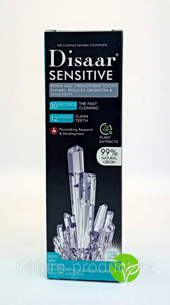 Зубная паста Disaar® SENSITIVE Укрепляющая зубная паста для чувствительных зубов и восстановления эмали 100 мл - фото 2 - id-p93631746