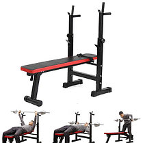Многофункциональная скамья для жима штанги и гантелей Barbell, фото 3