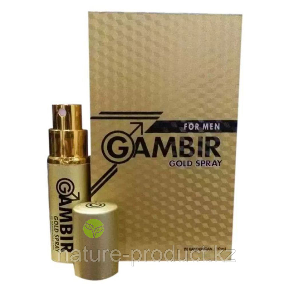 Спрей для продления сексуальных удовольствий (пролонгатор) для мужчин Gambir Gold Spray 10 мл.