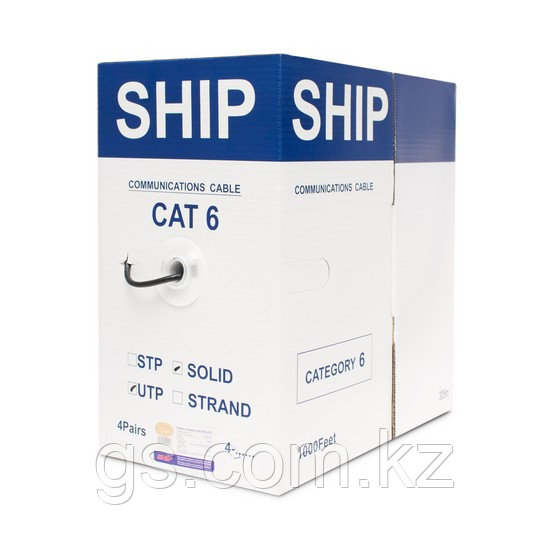 Кабель сетевой SHIP D165A-C Cat.6 UTP 30В PE - фото 3 - id-p93633028