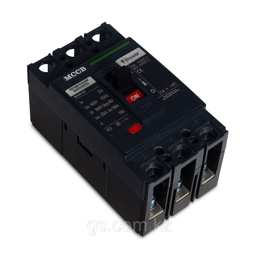 Автоматический выключатель iPower ВА55-63 3P 16A - фото 1 - id-p93633130