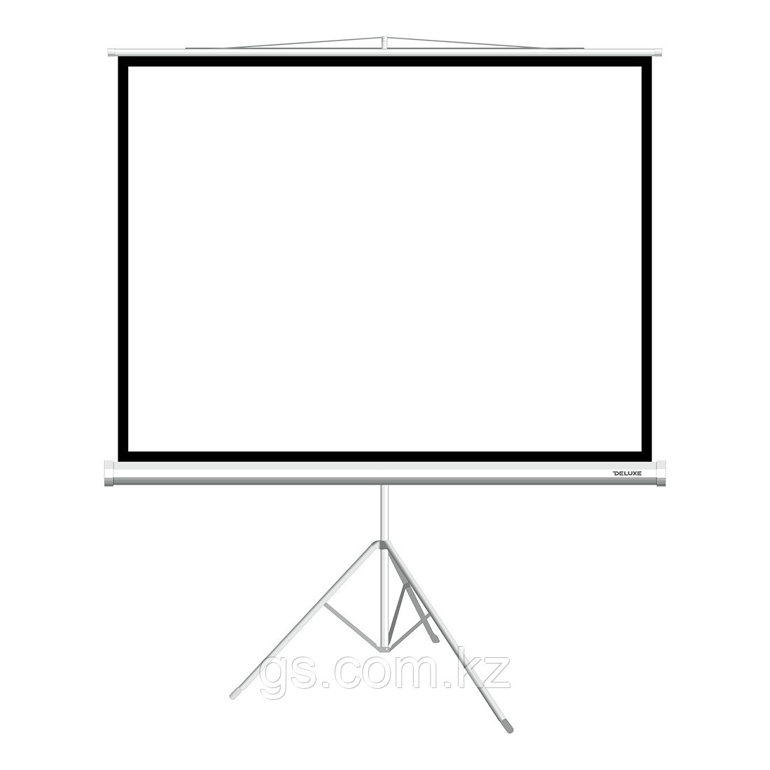 Экран на треноге Deluxe DLS-T153x116W (60"х45"), Ø - 75", Раб. поверхность 149х112 см., 4:3 - фото 1 - id-p93632305
