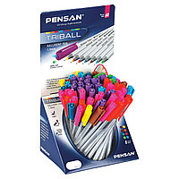 Ручка шариковая Pensan 1003 Triball 1мм цветная