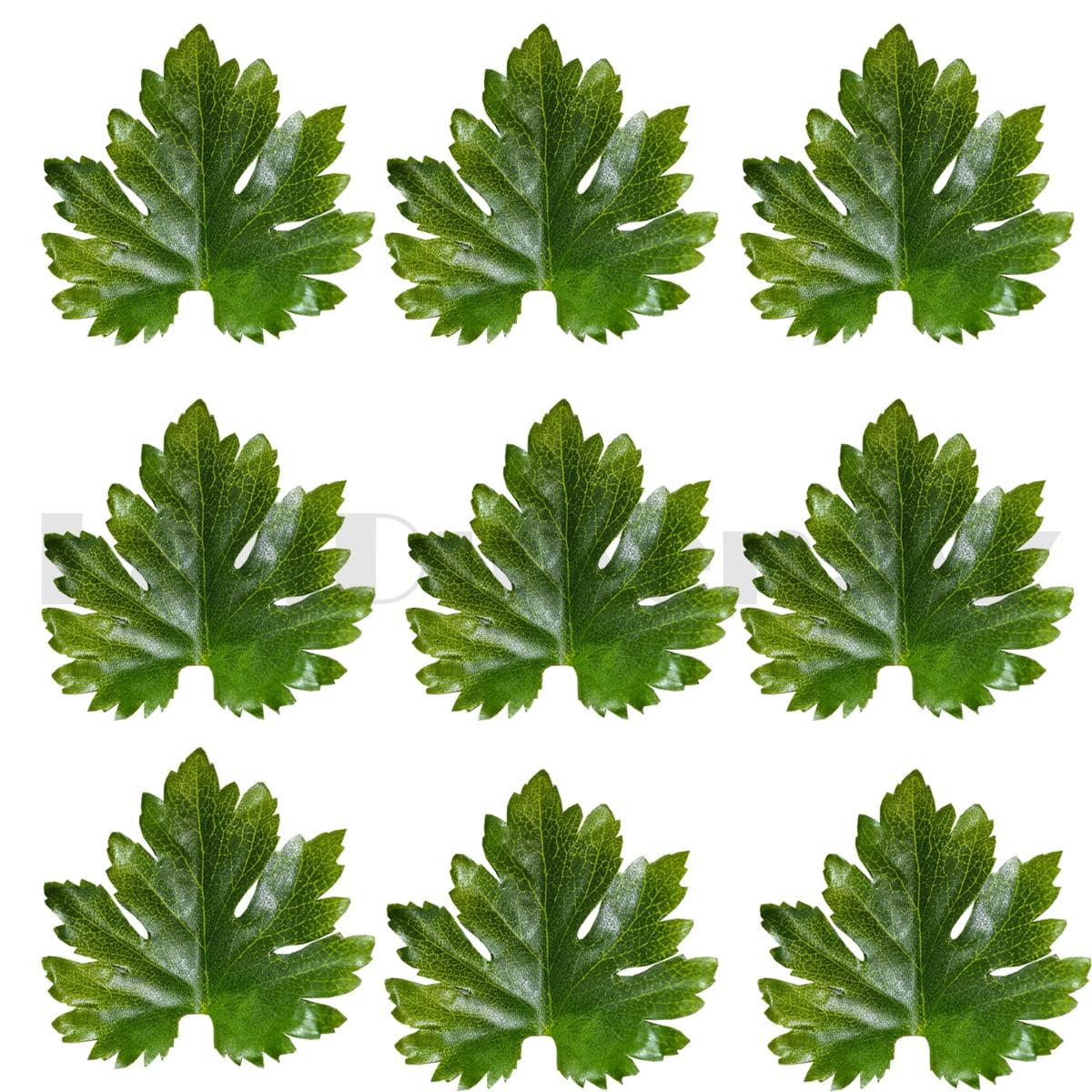Искусственные листья осенние 24 шт Виноград зеленые - фото 8 - id-p93639088