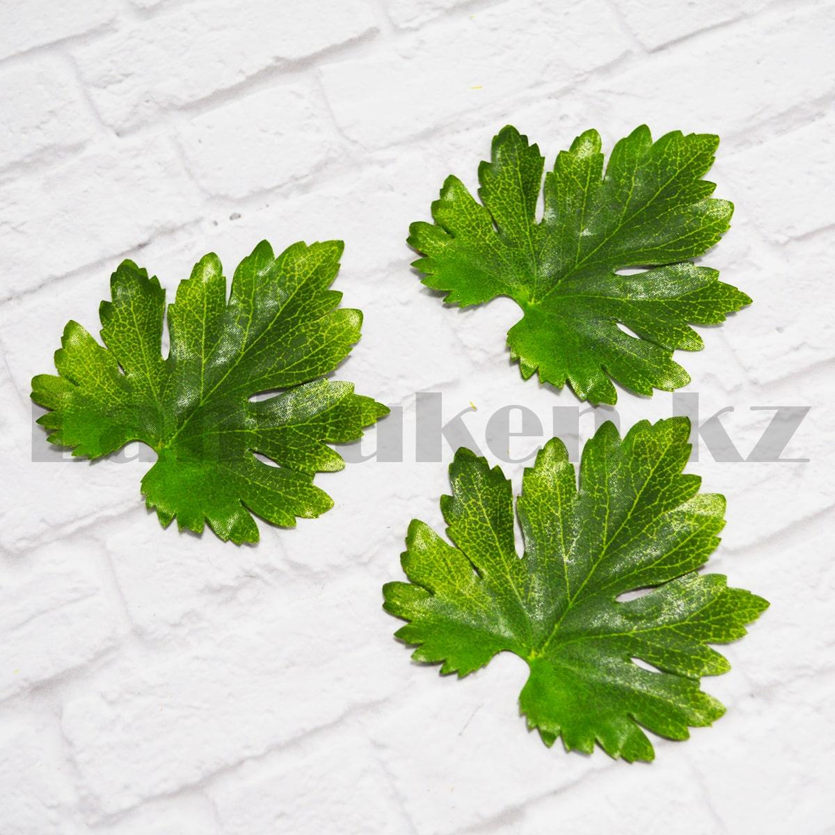 Искусственные листья осенние 24 шт Виноград зеленые - фото 3 - id-p93639088