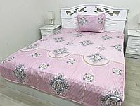 Покрывало стёганное с цветочками 1,5сп, фото 2