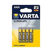 Батарейка, VARTA, R03P Superlife, AAA, 1.5 V, 4 шт., Блистере