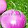 Искусственный лук декоративный муляж маленький фиолетово-зеленый 8x7 см, фото 6