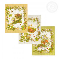 Кухонные полотенца в ассортименте. Рогожка. Россия.