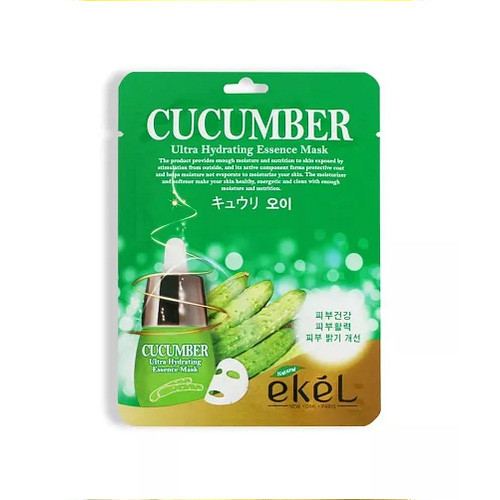 Cucumber Ultra Hydrating Essence Mask Ekel -Тканевая маска с экстрактом огурца - фото 1 - id-p93657164
