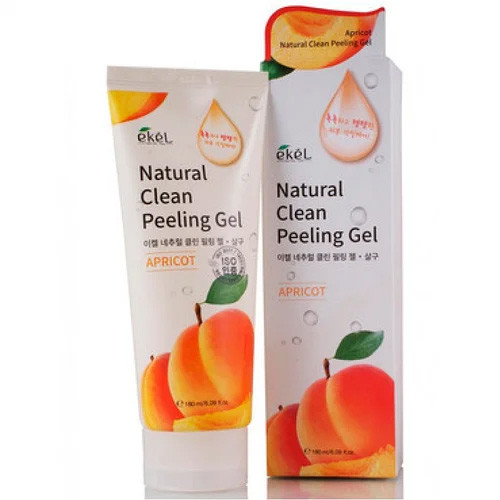 Ekel Apricot Natural Clean Peeling Gel, 100мл - Пилинг-гель (скатка) для лица с экстрактом Абрикоса - фото 1 - id-p93657179