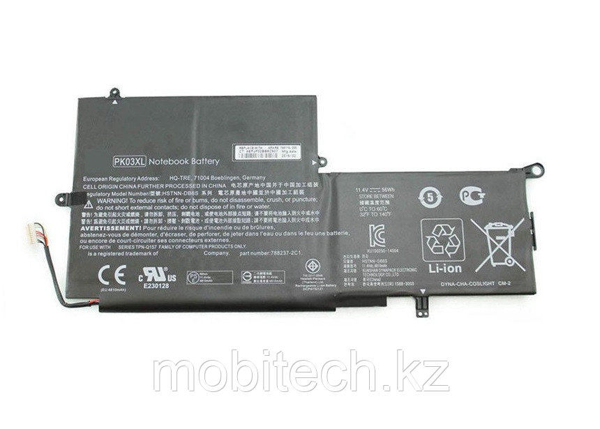 Аккумулятор HP PK03XL 11.4V 56Whr 4913mAh Spectre x360 13-4000 батарея аккумулятор ORIGINAL, фото 1