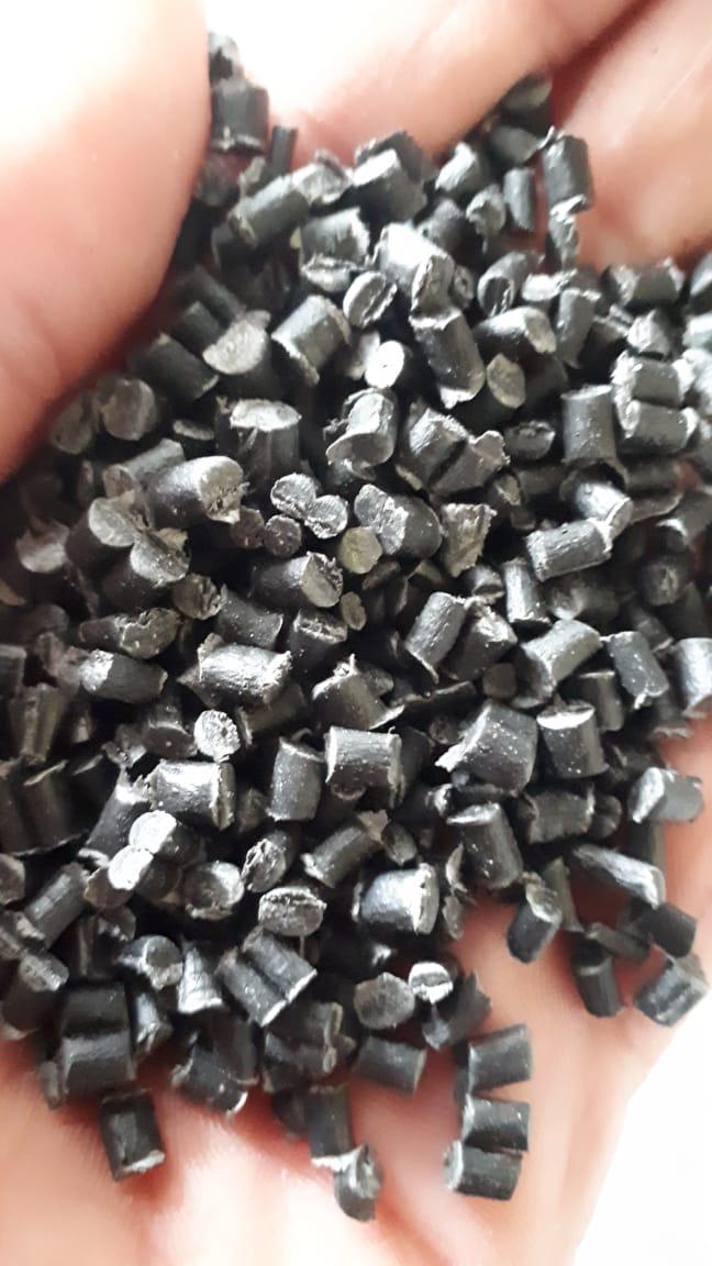 Қара полипропиленнің қайталама түйіршігі