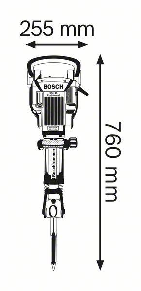 Отбойный молоток Bosch GSH 16-28 Professional 0611335000 - фото 4 - id-p93706730