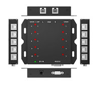 Qbic AC-210.Ex, RS-232 хабы 10 сенсорды/үй-жайларды толтыру индикаторларын қосуға арналған (тапсырыс бойынша)