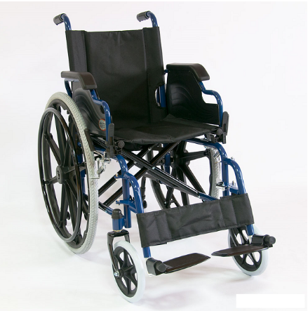 Инвалидная коляска Мега-Оптим FS909B, пневматические задние колеса, 410мм - фото 1 - id-p93707318