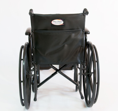 Инвалидная коляска Мега-Оптим с регулировкой угла наклона подножек 511 B, 410мм - фото 3 - id-p93707462