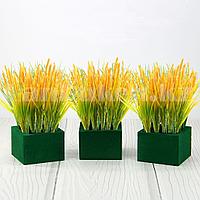Искусственная трава пшеница для декора с регулирующей длиной 38-30 см (1 пучок)