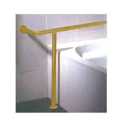 Поручень угловой для санитарно-гигиенических комнат 8825 желтый
