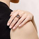 Кольцо из серебра с миксом камней DIAMANT ( SOKOLOV ) 94-310-00664-1 покрыто  родием, фото 3
