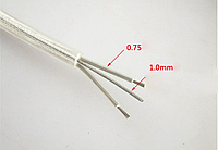 Прозрачный двухжильный кабель трос для люстры; 1 м