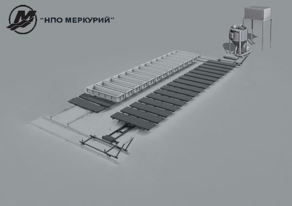 Линия для производства неавтоклавного газоблока конвейерного типа МРК-10К производительностью 10 м3 в сутки. - фото 5 - id-p93726964